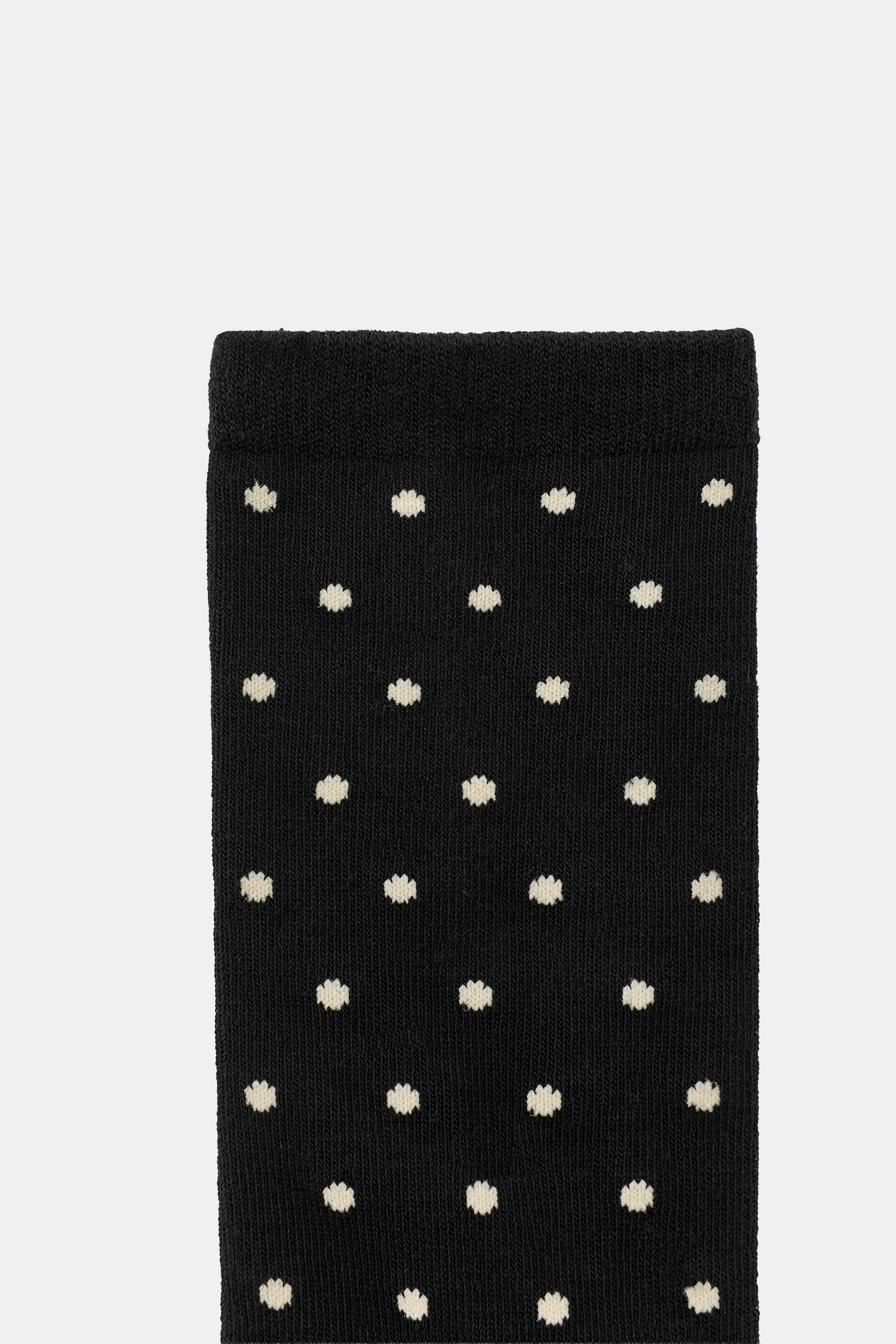 POLKA DOT PRINTED SOCKS
